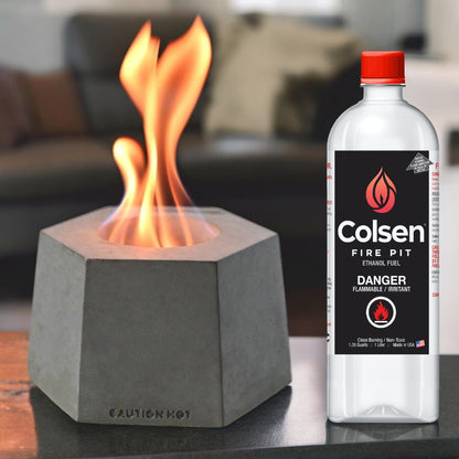 Colsen Hex Tesla Fire Pit + Fuel Bundle