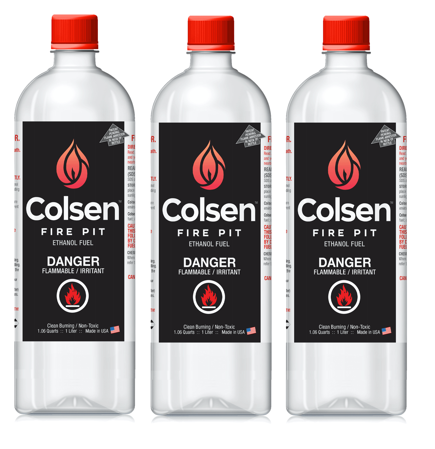 Colsen Eco-Friendly Tabletop Fire Pit Fuel (1000mL /32 oz.) - Colsen Fire Pit