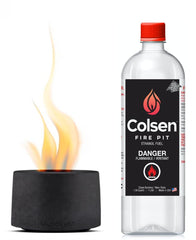 Colsen Indoor / Outdoor Tabletop Fire Pit – Round Bundle