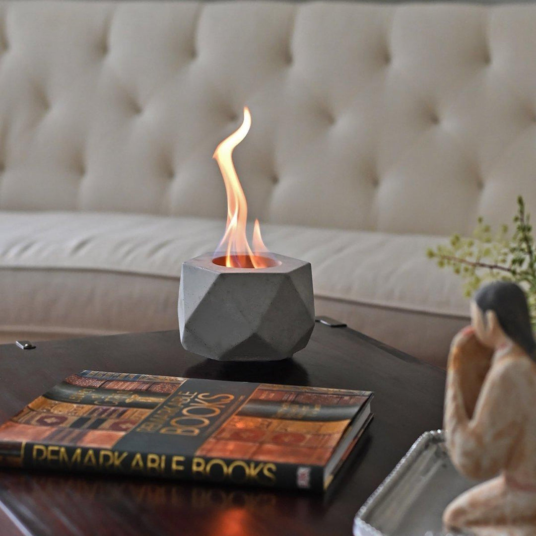 Concrete Tabletop Fire Pit - Ethanol Fire Pit - China Bioethanol Fuel Tabletop  Firepit and Desk Top Fireplace price